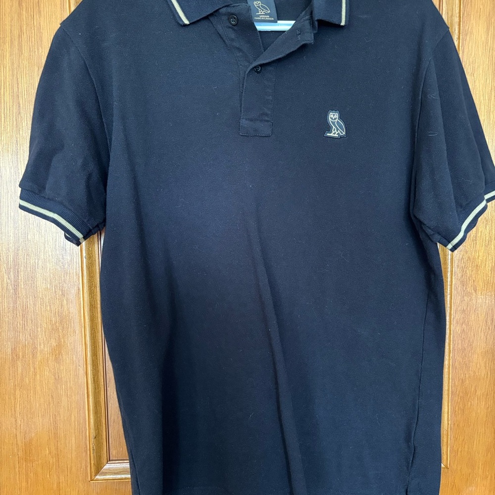 ORIGINAL MENS OVO MEDIUM BLACK POLO